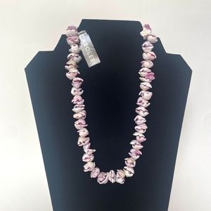 Carolee Ocean Dreams Small Seashell Necklace in Shades of Purple